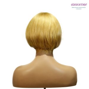 center wig machine made #27 wig remy hair h009