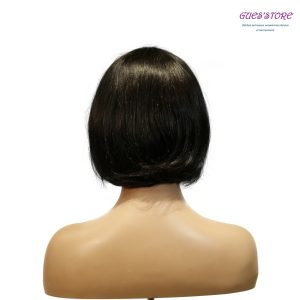 center wig machine made black wig remy hair tc027