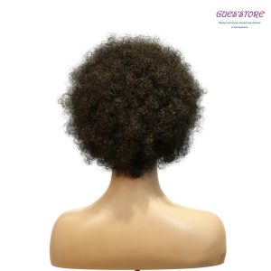 center wig machine made color wig remy hair