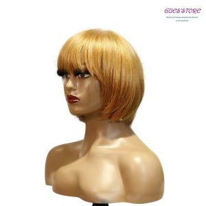 center wig machine made #30 wig remy hair h009