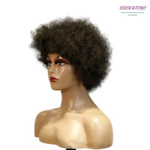 center wig machine made color wig remy hair