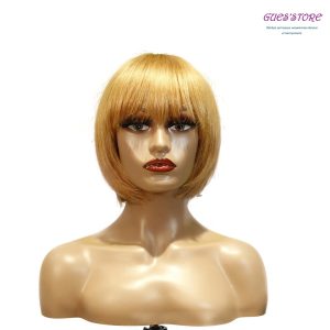 center wig machine made #30 wig remy hair h009