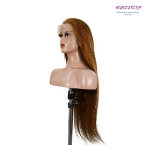 center wig 13x4 straight lace front wig 30 brown 26 inch remy hair