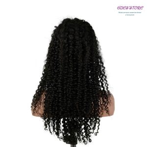 center wig 13x4 jerry curly lace front wig natural black remy hair