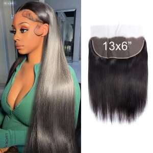 center wig remy hair 13x4 straight frontal