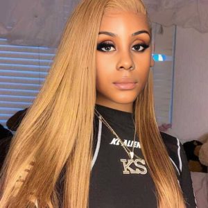 center wig 13x4 straight lace front wig 27 honey blonde remy hair